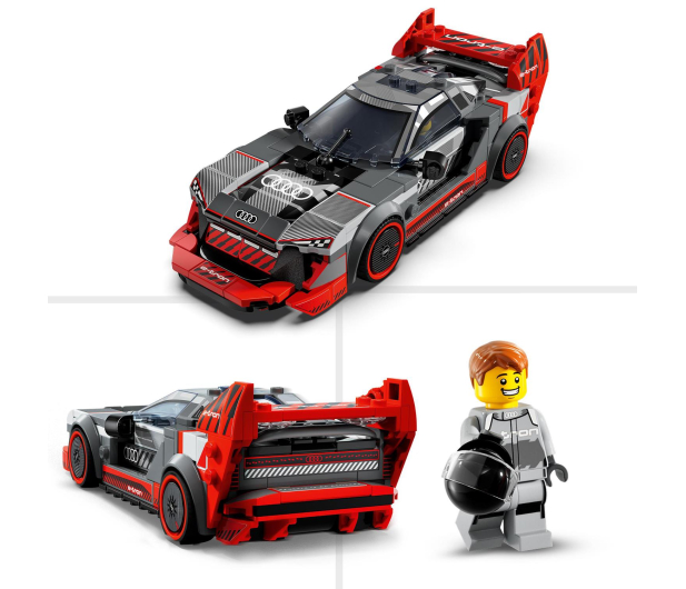 LEGO Speed Champions 76921 Wyścigowe Audi S1 E-tron Quattro - 1220617 - zdjęcie 4
